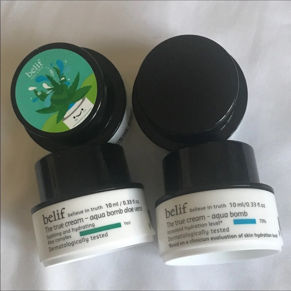 Belif travel size aqua bomb x4 *new*
